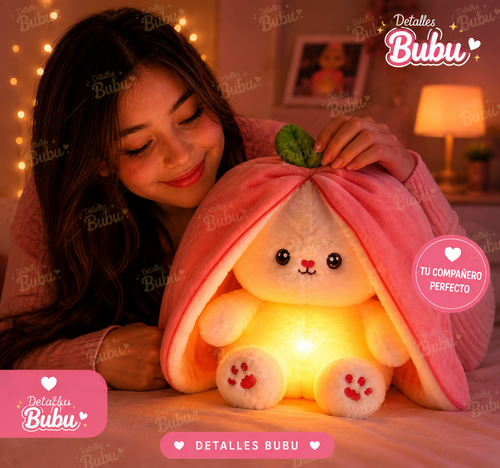 🐰 Conejito que Respira + Lámpara de Tulipanes de Regalo