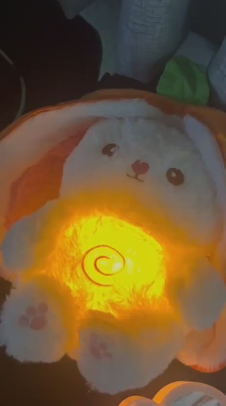 🐰 Conejito que Respira + Lámpara de Tulipanes de Regalo
